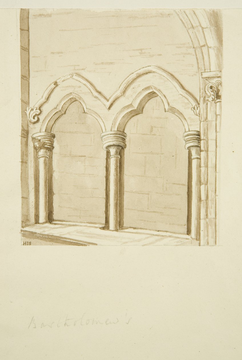 Detail of Architecture in Entrance to City School [Queen Elizabeth