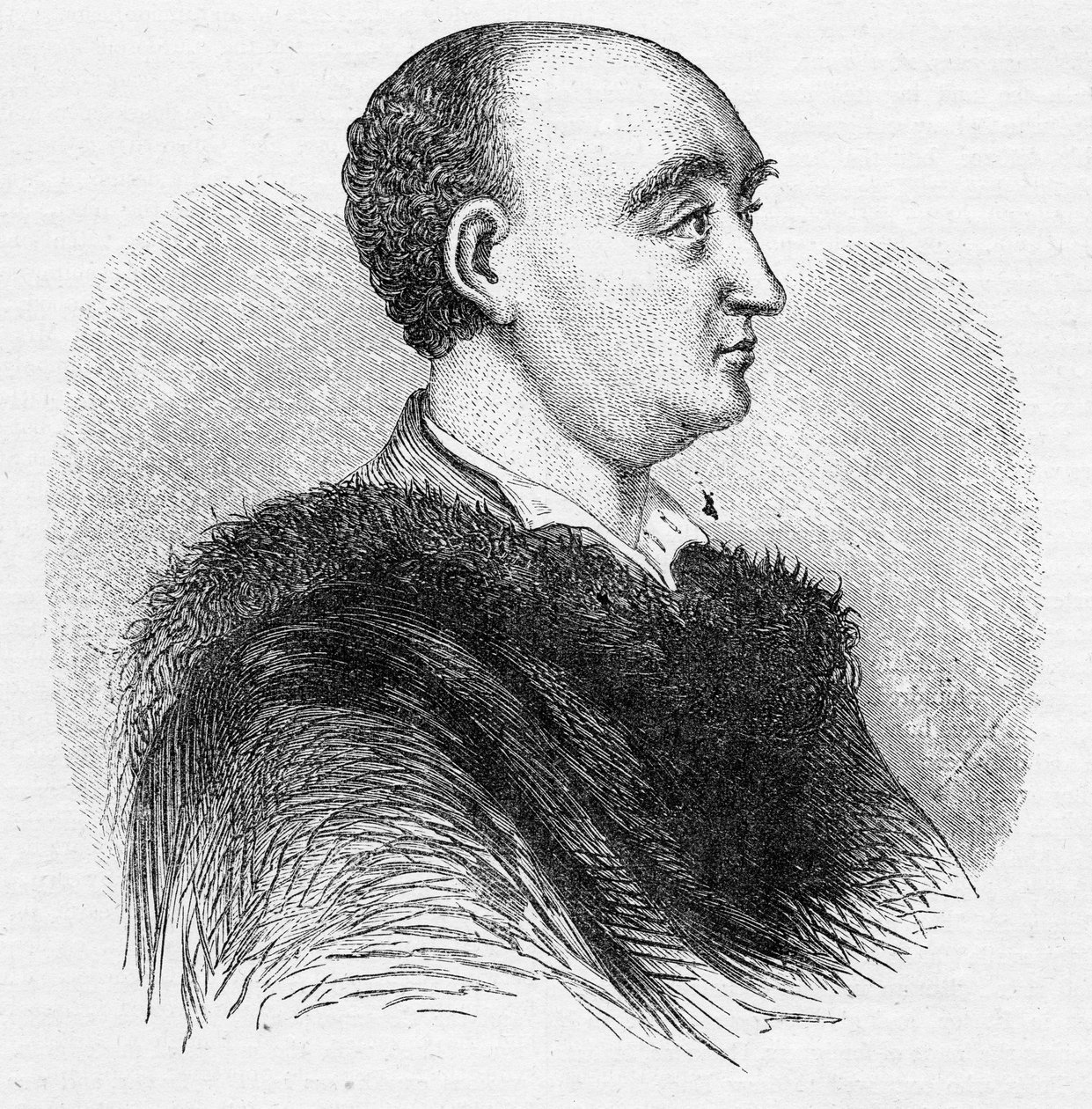 الدكتور سويفت ، عميد سانت باتريك ، التوضيح من تاريخ جون كاسيل المصور لإنجلترا ، 1858 بواسطة مدرسة اللغة الإنجليزية