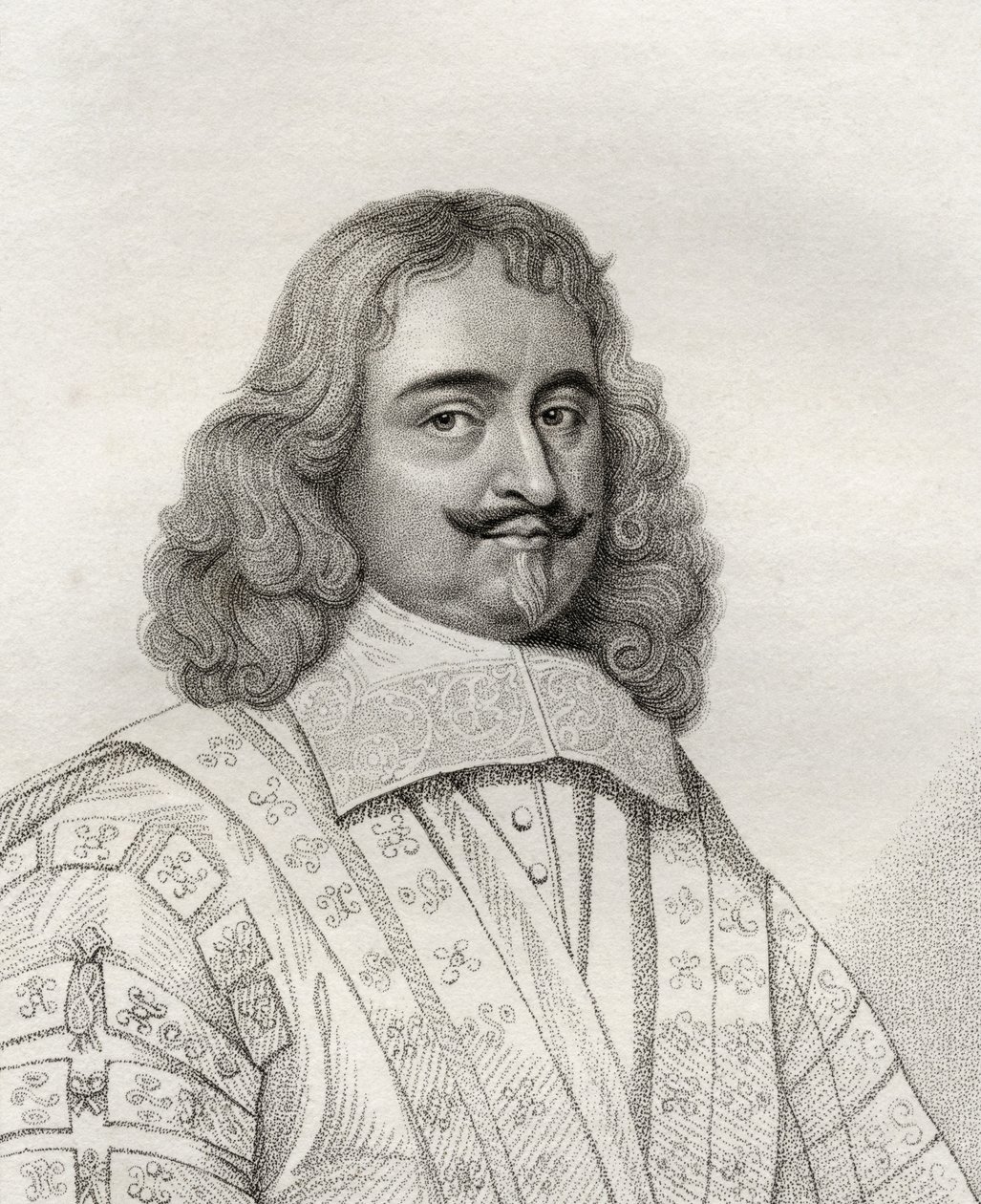 إدوارد هايد ، رسم توضيحي من "كتالوج المؤلفين الملكيين والنبلاء ، المجلد الثالث" ، نُشر عام 1806 بواسطة مدرسة اللغة الإنجليزية