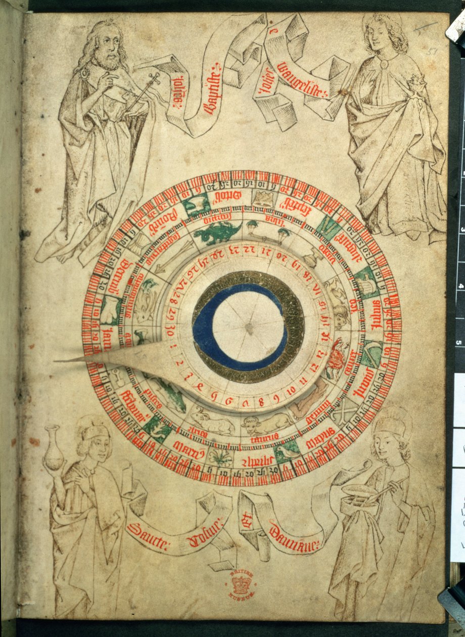 Egerton Ms 2575 folvelle كتاب جراح الحلاق ، أواخر القرن الخامس عشر (الرق) بواسطة مدرسة اللغة الإنجليزية