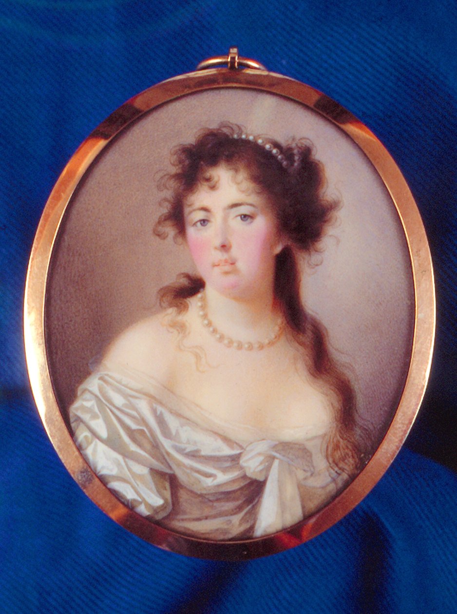 Emma Hamilton (watercolor on vellum) بواسطة مدرسة اللغة الإنجليزية