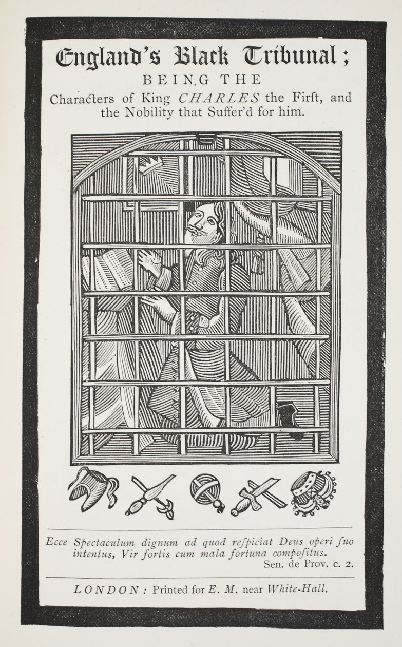 محكمة إنجلاندز السوداء ، توضيح من كتب الفصل الثاني عشر للكاتب جون أشتون ، حانة. 1882 بواسطة مدرسة اللغة الإنجليزية