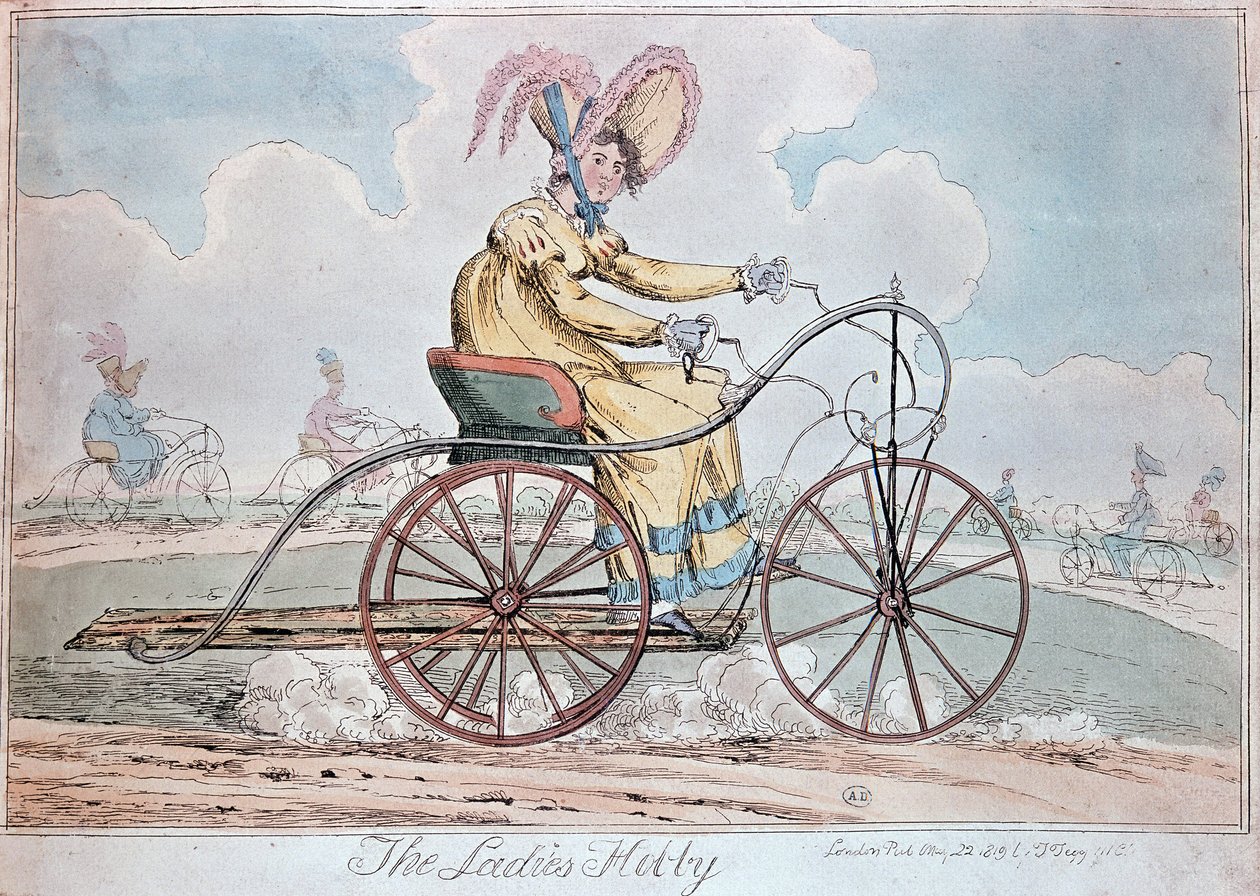 رسم فكاهي انكليزي "The Lady Hobby" بواسطة مدرسة اللغة الإنجليزية