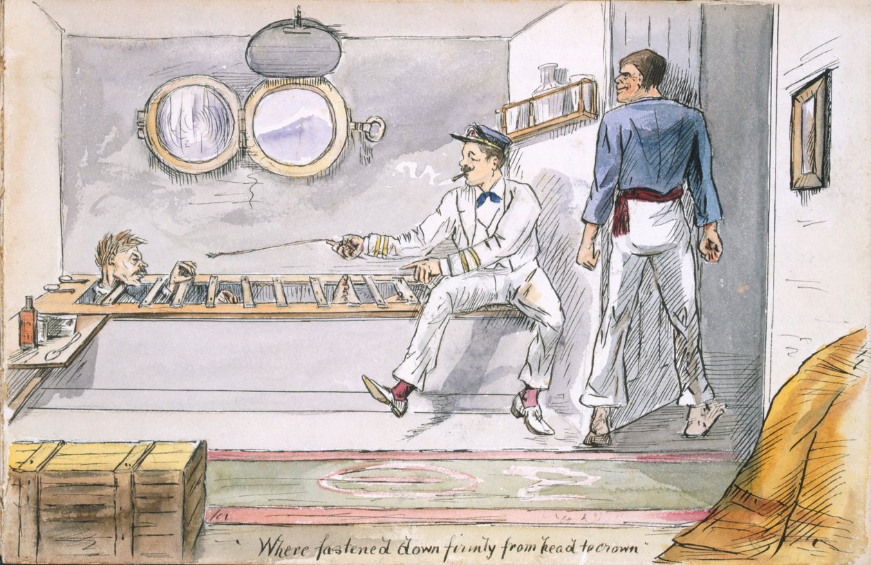مثبتة بقوة من الرأس إلى التاج ... '، c1880. بواسطة مدرسة اللغة الإنجليزية