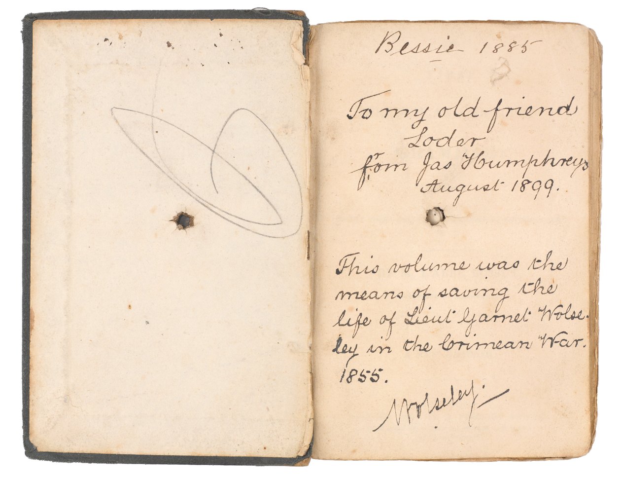 French and English grammar book belonging to Lieutenant Garnet Joseph Wolseley (book) بواسطة مدرسة اللغة الإنجليزية