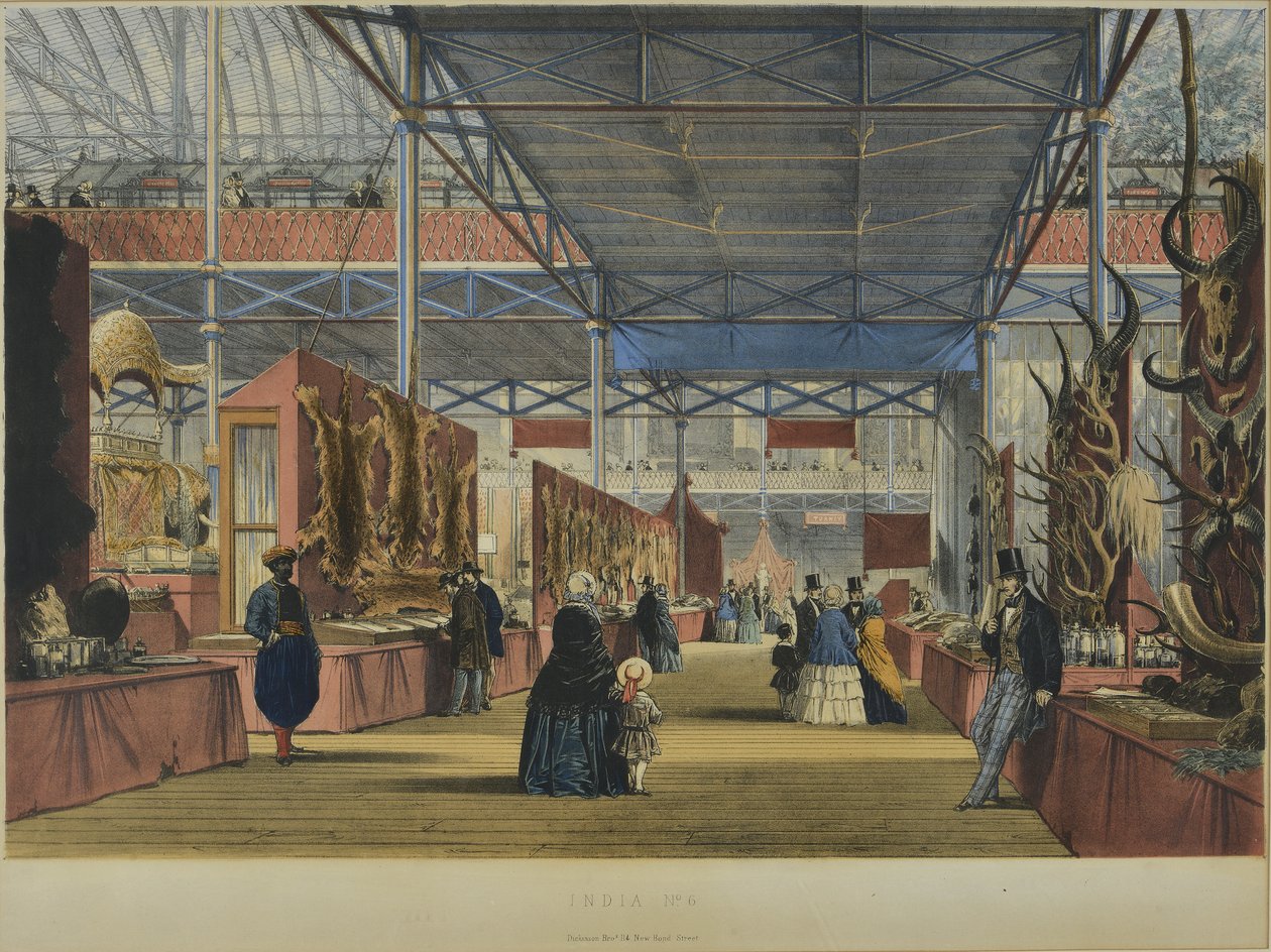 من صور "ديكنسون" الشاملة للمعرض الكبير لعام 1851 "، نشر 1854 الهند رقم 6 ، 1854 بواسطة مدرسة اللغة الإنجليزية