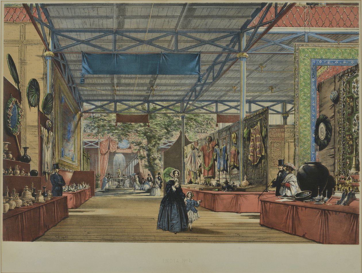 من صور "ديكنسون" الشاملة للمعرض الكبير لعام 1851 "، نشر 1854 الهند رقم 7 ، 1854 بواسطة مدرسة اللغة الإنجليزية