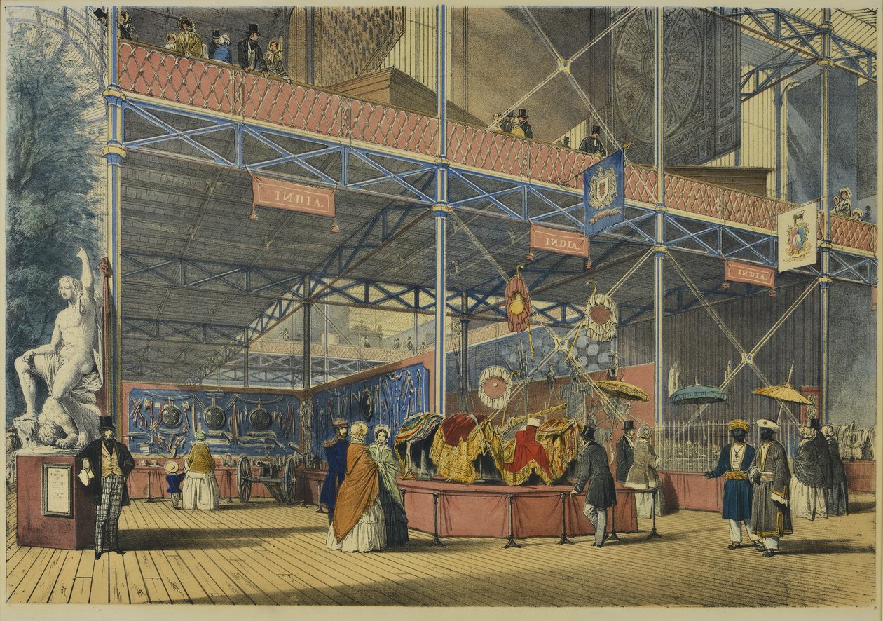 من صور "ديكنسون" الشاملة للمعرض الكبير لعام 1851 "، نشر 1854 الهند رقم 2 ، 1854 بواسطة مدرسة اللغة الإنجليزية