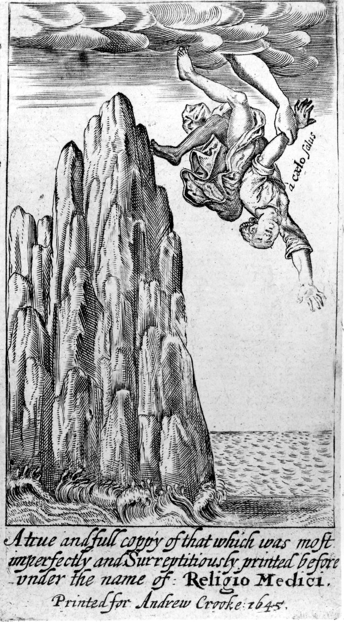 Frontispiece إلى Religio Medici بواسطة السير توماس براون ، 1645 بواسطة مدرسة اللغة الإنجليزية
