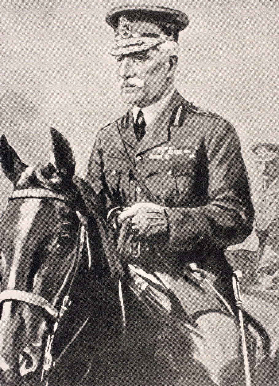 الجنرال السير هوراس لوكوود سميث - دورين ، من ألبوم The War Illustrated Album deLuxe المنشور في لندن ، 1916 بواسطة مدرسة اللغة الإنجليزية