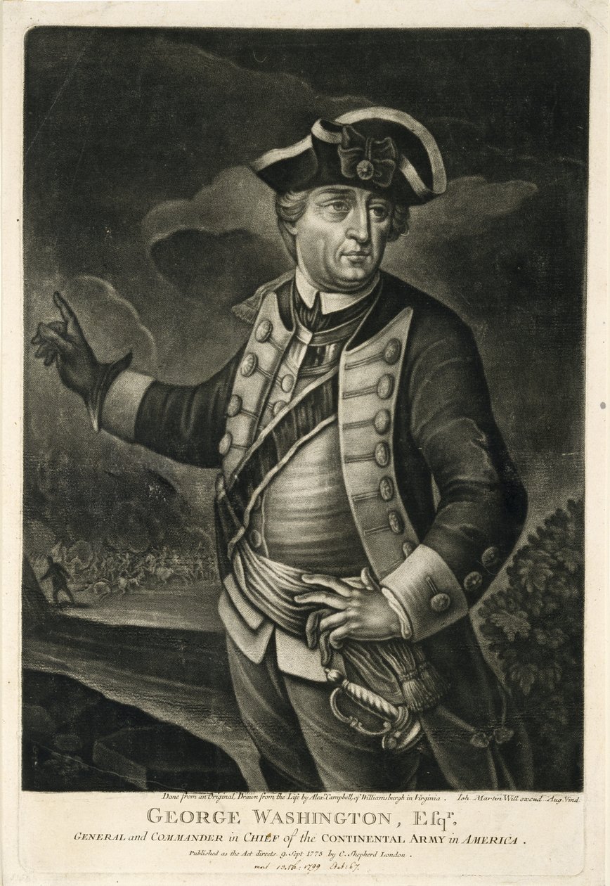 George Washington, Esqr., General and Commander in Chief of the Continental Army in America بواسطة مدرسة اللغة الإنجليزية