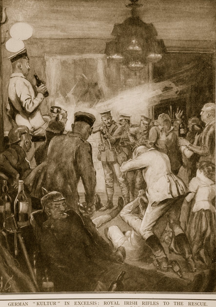 Kultur الألمانية في Excelsis: بنادق إيرلندية ملكية للإنقاذ ، 1914-1919 بواسطة مدرسة اللغة الإنجليزية