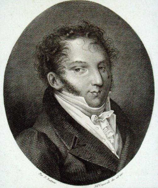 جيواكشينو أنطونيو روسيني (1792-1868) (نقش) بواسطة مدرسة اللغة الإنجليزية