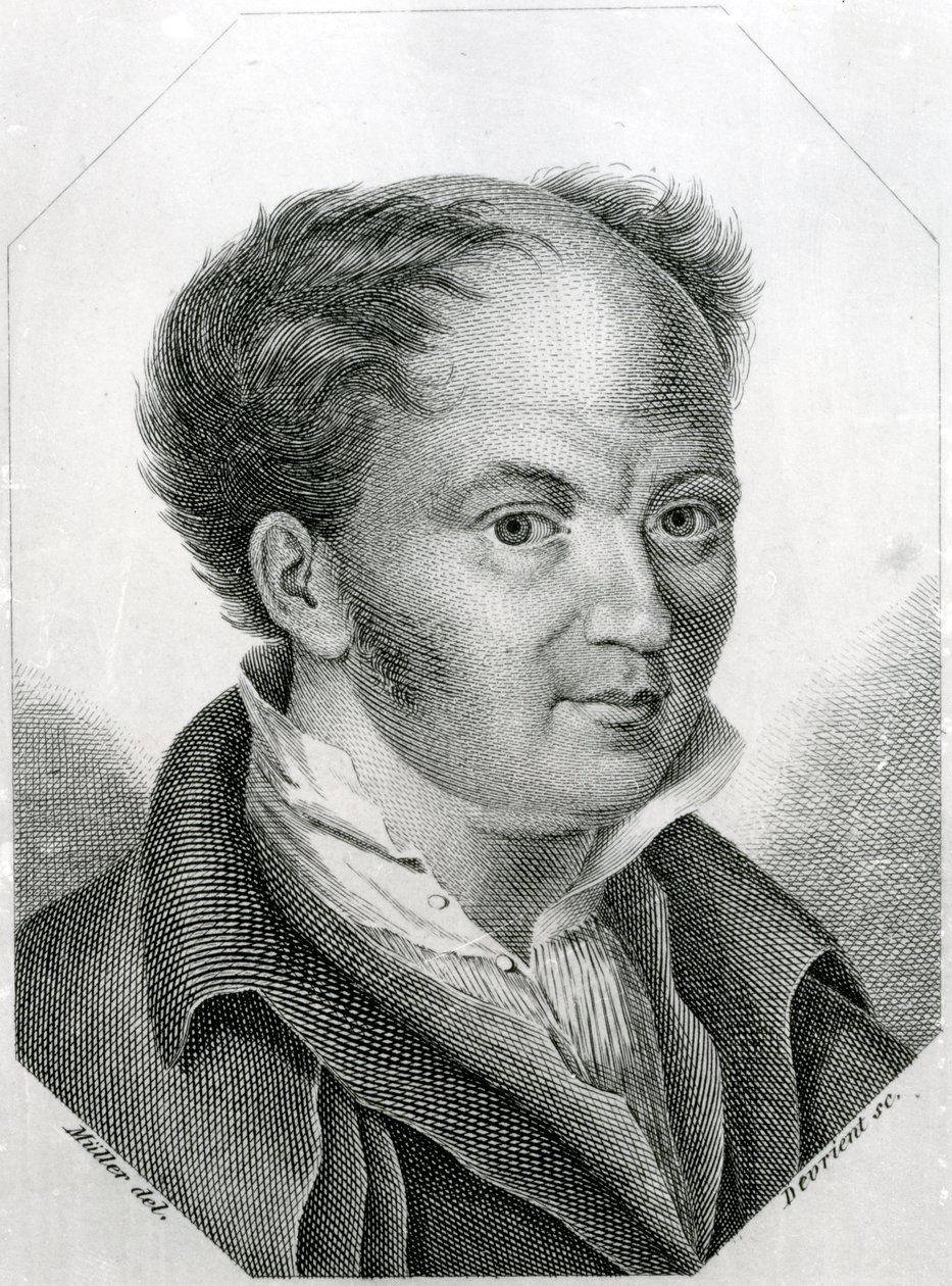جوتفريد ويبر (1779-1839) (نقش) بواسطة مدرسة اللغة الإنجليزية