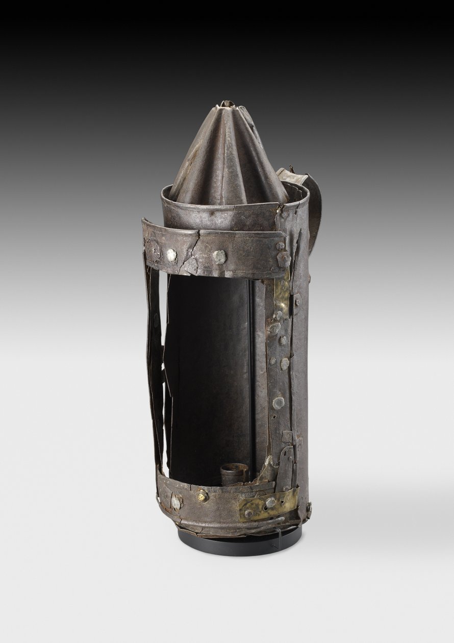 Guy Fawkes Lantern ، من Tradescant Collection ، c.1605 (صاج) بواسطة مدرسة اللغة الإنجليزية