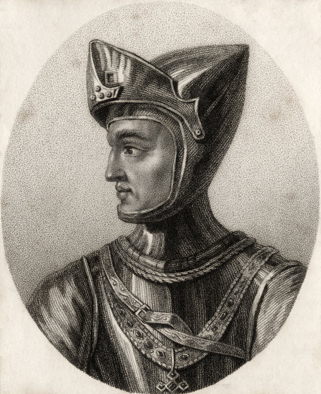 هنري جروسمونت ، دوق لانكستر ، من "كتالوج المؤلفين الملكيين والنبلاء" ، نشر 1806 بواسطة مدرسة اللغة الإنجليزية
