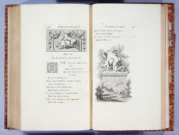 كاسيوس سيفيروس ، من أعمال هوراس فلاسي ، طبعه جون باين 1733-177 بواسطة مدرسة اللغة الإنجليزية