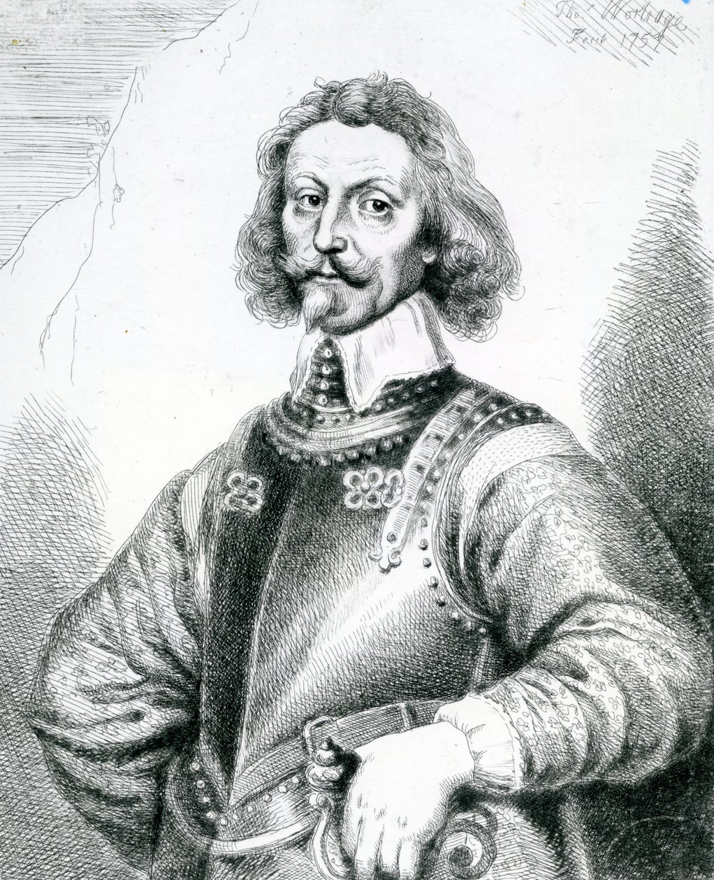 يعقوب آستلي (1579-1652) البارون آستلي ريدينج الأول ، ج 1757 بواسطة مدرسة اللغة الإنجليزية
