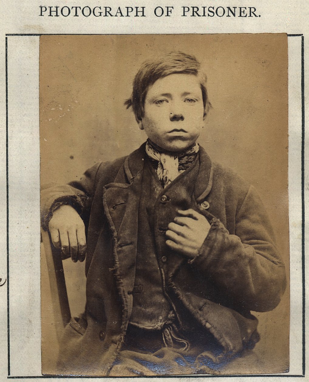 جيمس دونيلي ، حوالي عام 1870 (صورة بني داكن) بواسطة مدرسة اللغة الإنجليزية