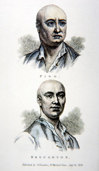 جيمس فيج وجاك بروتون ، من طبعة نُشرت عام 1812 (لون ليثو) بواسطة مدرسة اللغة الإنجليزية