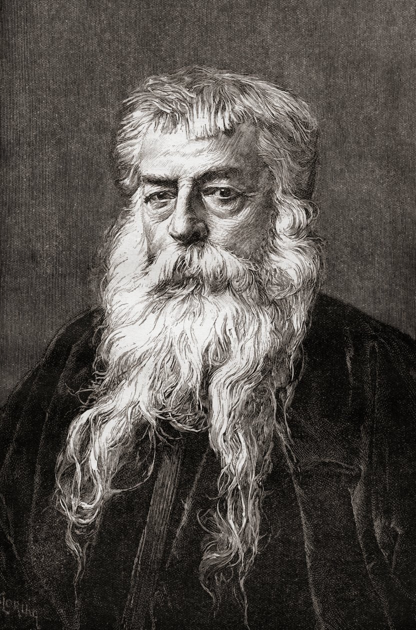 جان لويس إرنست ميسونييه (1815-1891) من استعراض المراجعات ، نُشر عام 1891 (نقش) بواسطة مدرسة اللغة الإنجليزية