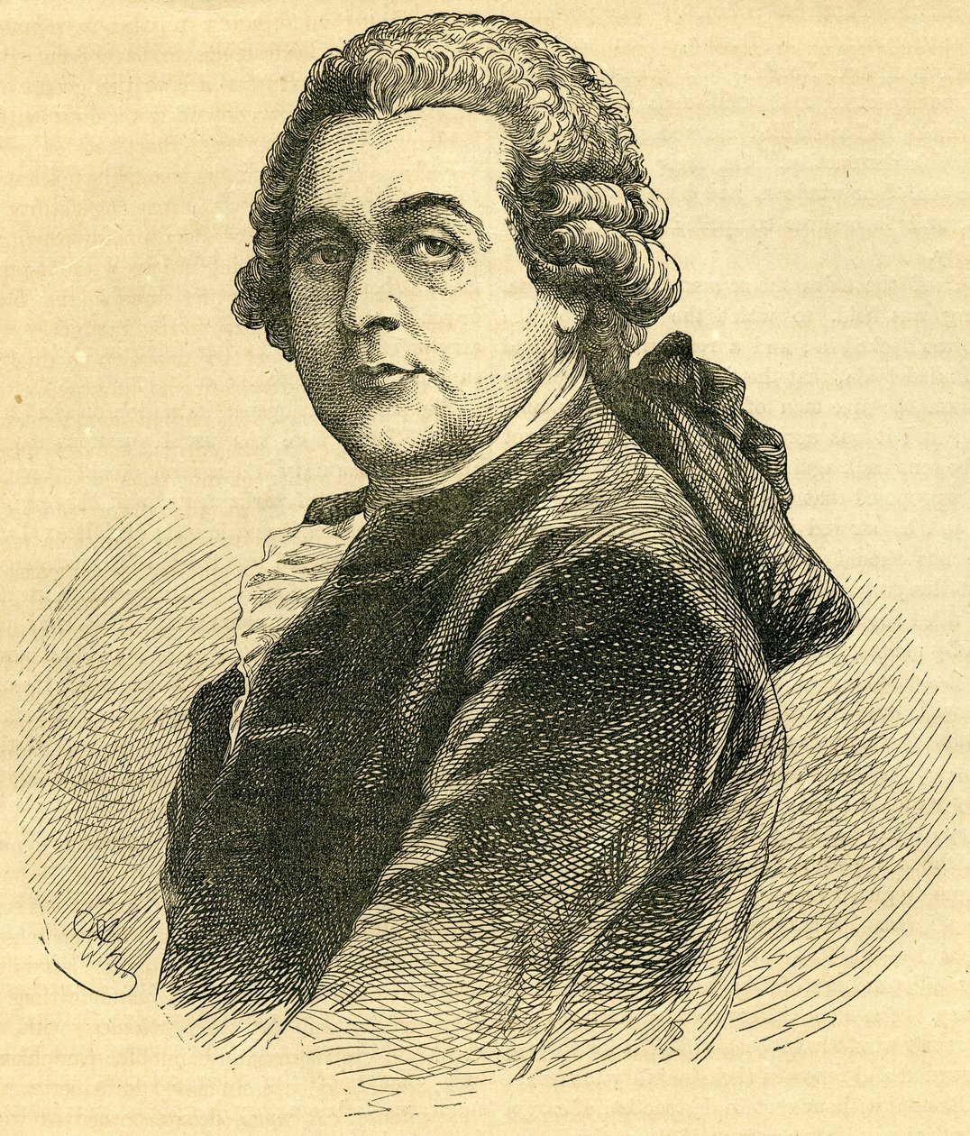 جون آدامز (1735-1826) بواسطة مدرسة اللغة الإنجليزية