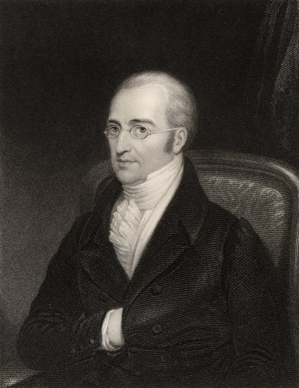 جون كوك ، نقشه دبليو هول ، من "معرض الصور الوطنية ، المجلد الثالث" ، تم نشره عام 1820 بواسطة مدرسة اللغة الإنجليزية