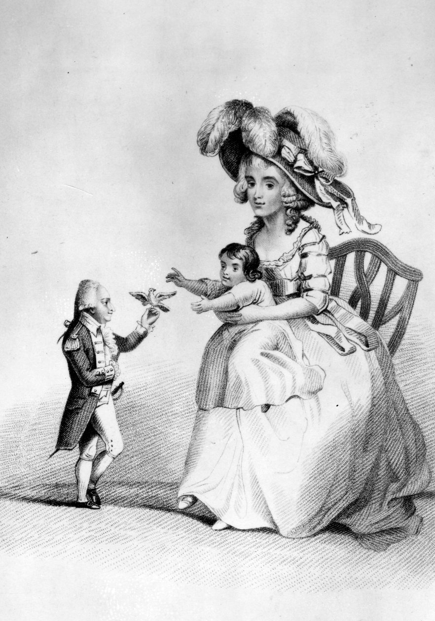 Jozef Boruwlaski ، رسم توضيحي من "سميتون التاريخية والسيرة الذاتية" ، نشر عام 1820 بواسطة مدرسة اللغة الإنجليزية