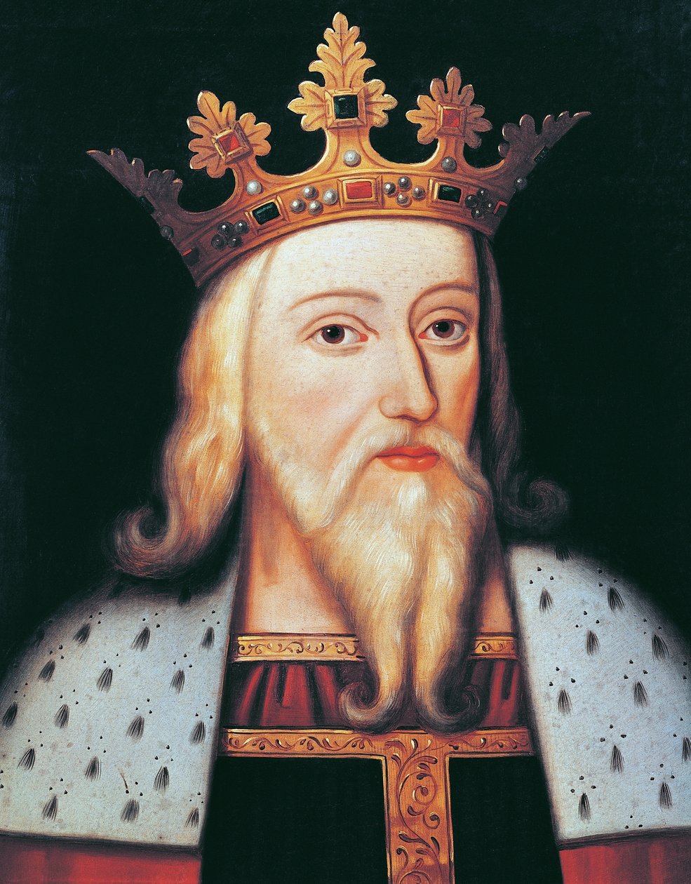 King Edward III (oil on panel) بواسطة مدرسة اللغة الإنجليزية