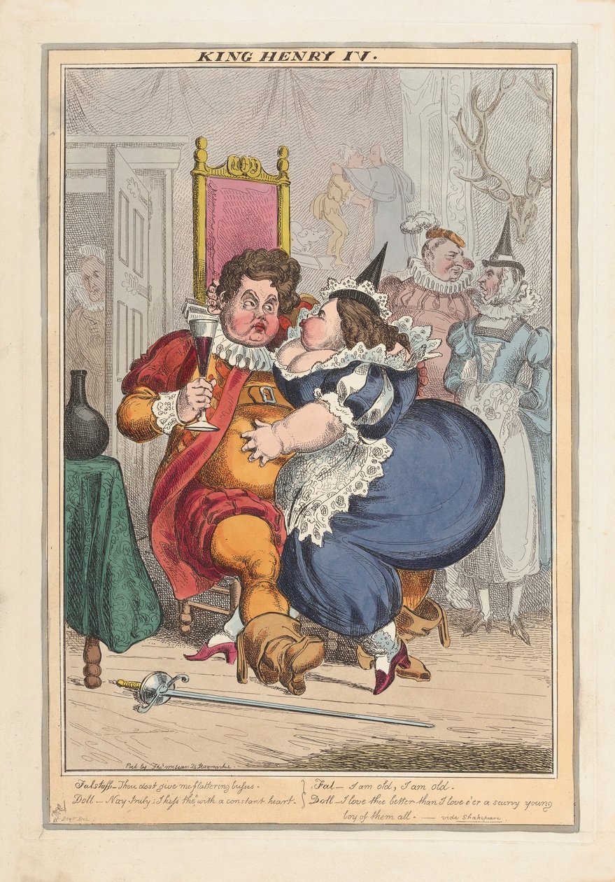 King Henry IV, pub.1827 (hand coloured engraving) بواسطة مدرسة اللغة الإنجليزية