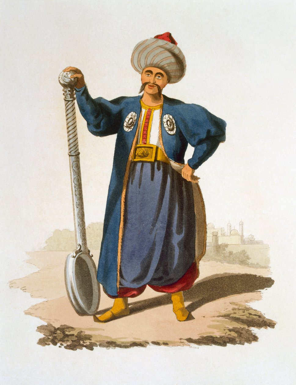 مغرفة ، 1818 (ألوان مائية) بواسطة مدرسة اللغة الإنجليزية