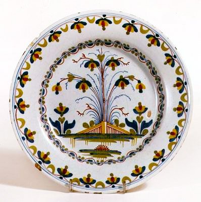 لوحة لامبيث ديلفت وير ، c.1770 (سيراميك) بواسطة مدرسة اللغة الإنجليزية
