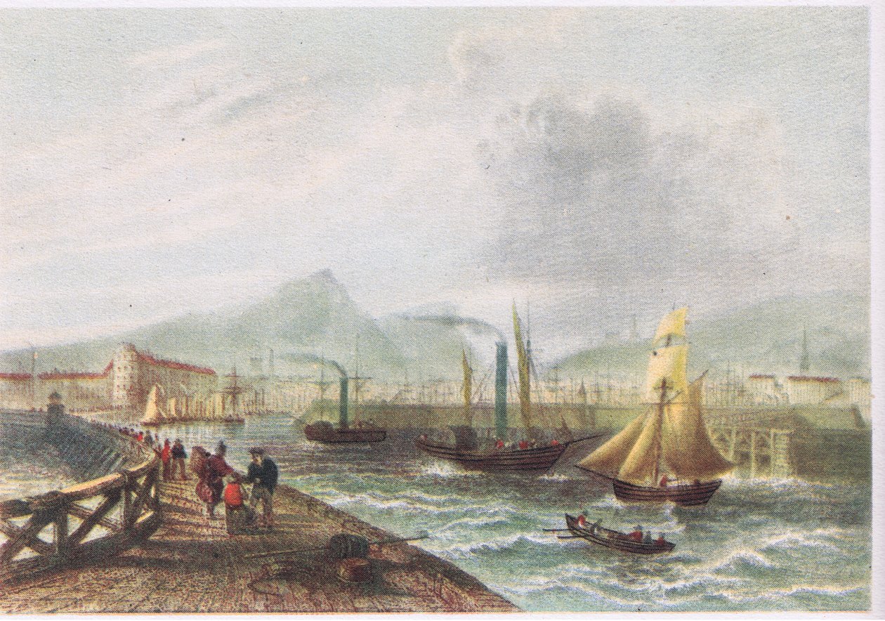 ميناء ليث 1842 بواسطة مدرسة اللغة الإنجليزية