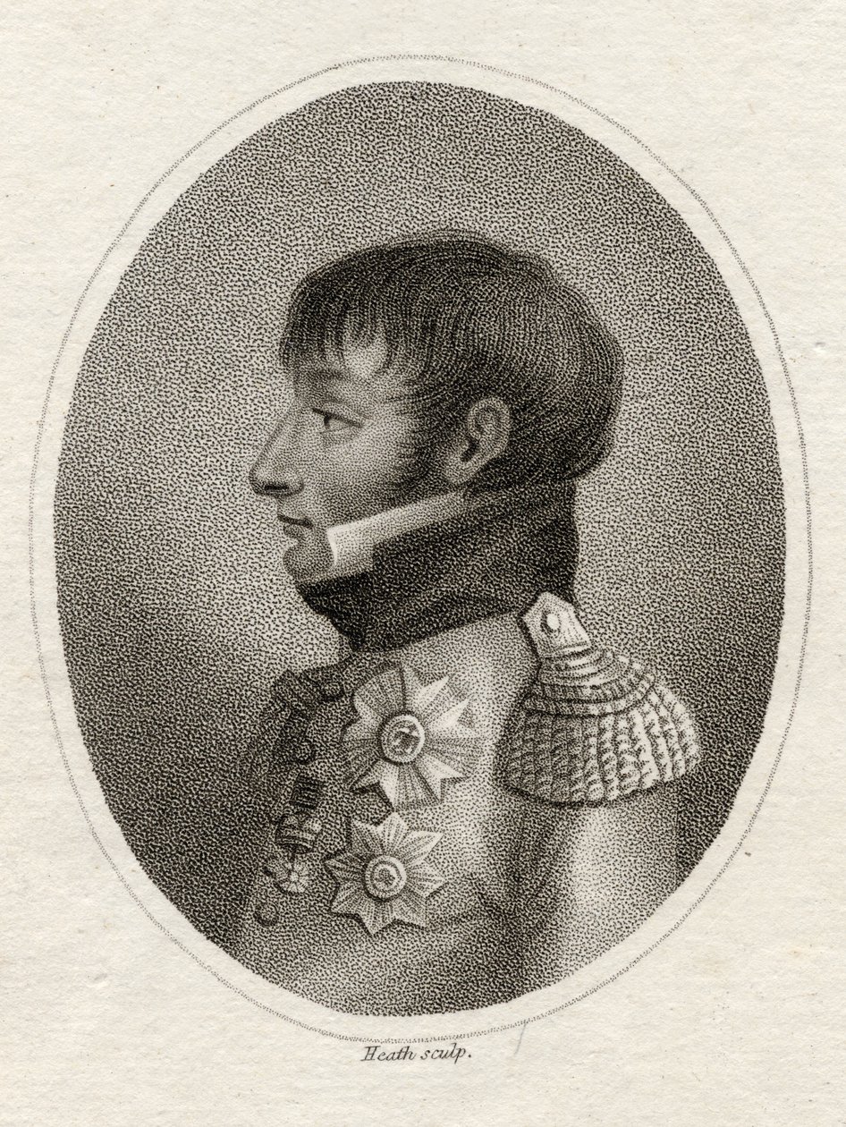 لويس بونابرت (1778-1846) ملك هولندا من "معرض الصور" ، الذي نقشه هيث ، نُشر عام 1833 بواسطة مدرسة اللغة الإنجليزية