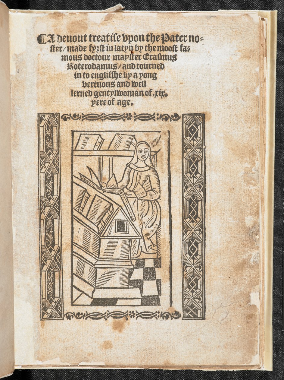 مارجريت روبر ، من "A Devote Treatise on the Pater noster" بواسطة مدرسة اللغة الإنجليزية