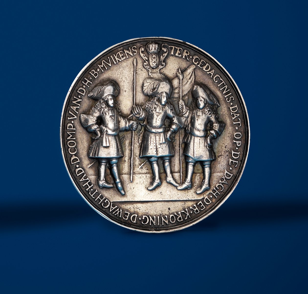 ميدالية تخليد احتفالات وليام وماريز في أمستردام ، 1869 (فضي) (عكس 419671) بواسطة مدرسة اللغة الإنجليزية