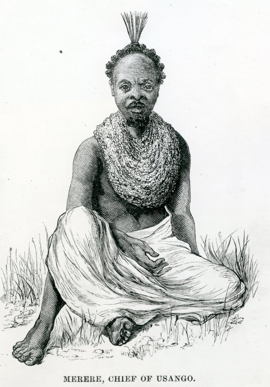 ميريري ، رئيس Usango من "Travels in Africa" بواسطة مدرسة اللغة الإنجليزية
