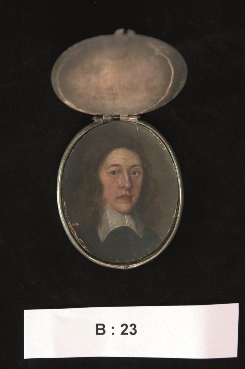 صورة مصغرة لهنري كرومويل ، اللورد الملازم الأيرلندي ، 1655-59 (ألوان مائية) بواسطة مدرسة اللغة الإنجليزية