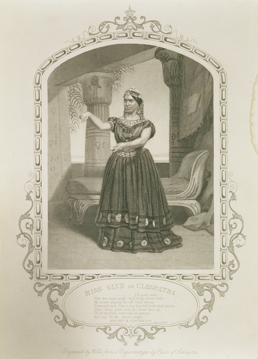 ملكة جمال لورا أديسون مثل إيموجين ، في Cymbeline بقلم ويليام شكسبير (1564-1616) بواسطة مدرسة اللغة الإنجليزية