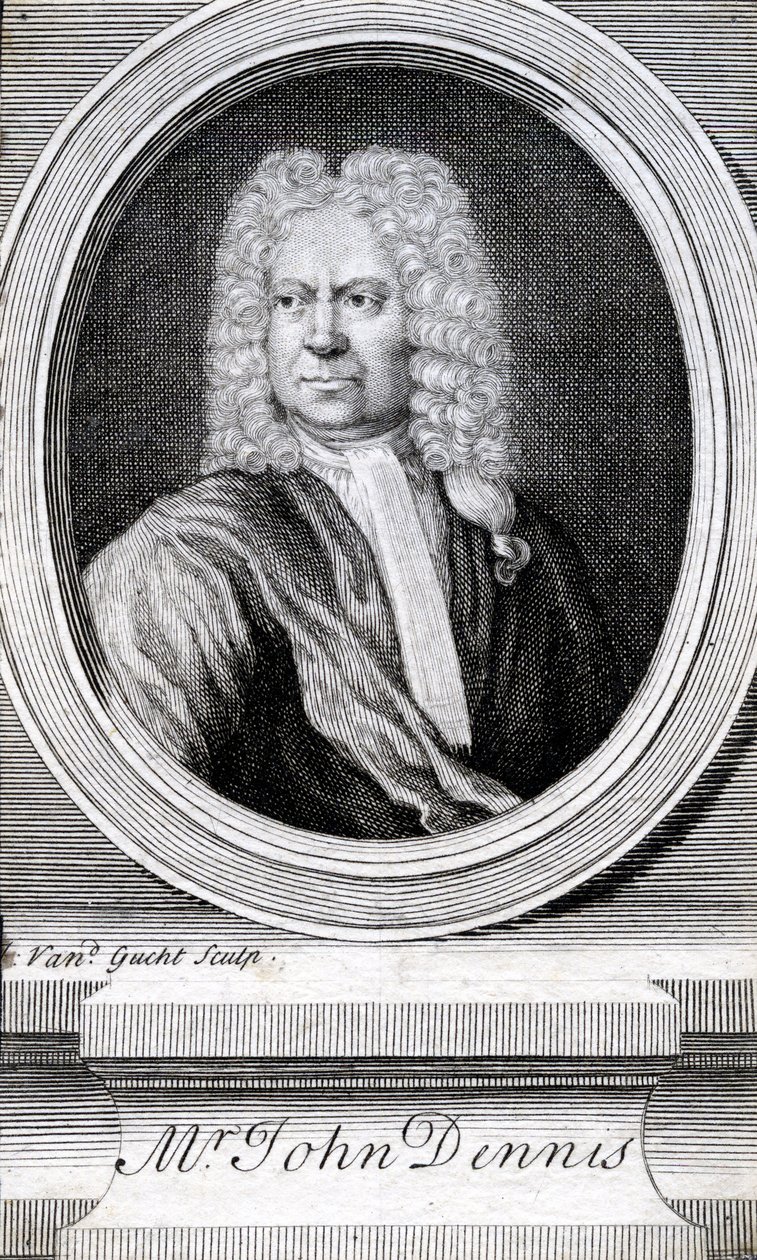 السيد جون دنيس (1658-1734) بواسطة مدرسة اللغة الإنجليزية