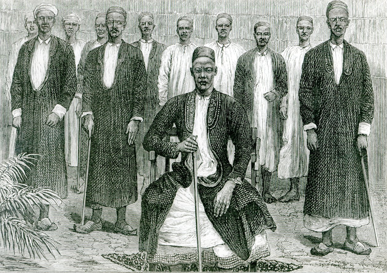 متيسا ، إمبراطور أوغندا ورؤساء آخرون (ليثو) (صور من وزن الجسم) بواسطة مدرسة اللغة الإنجليزية