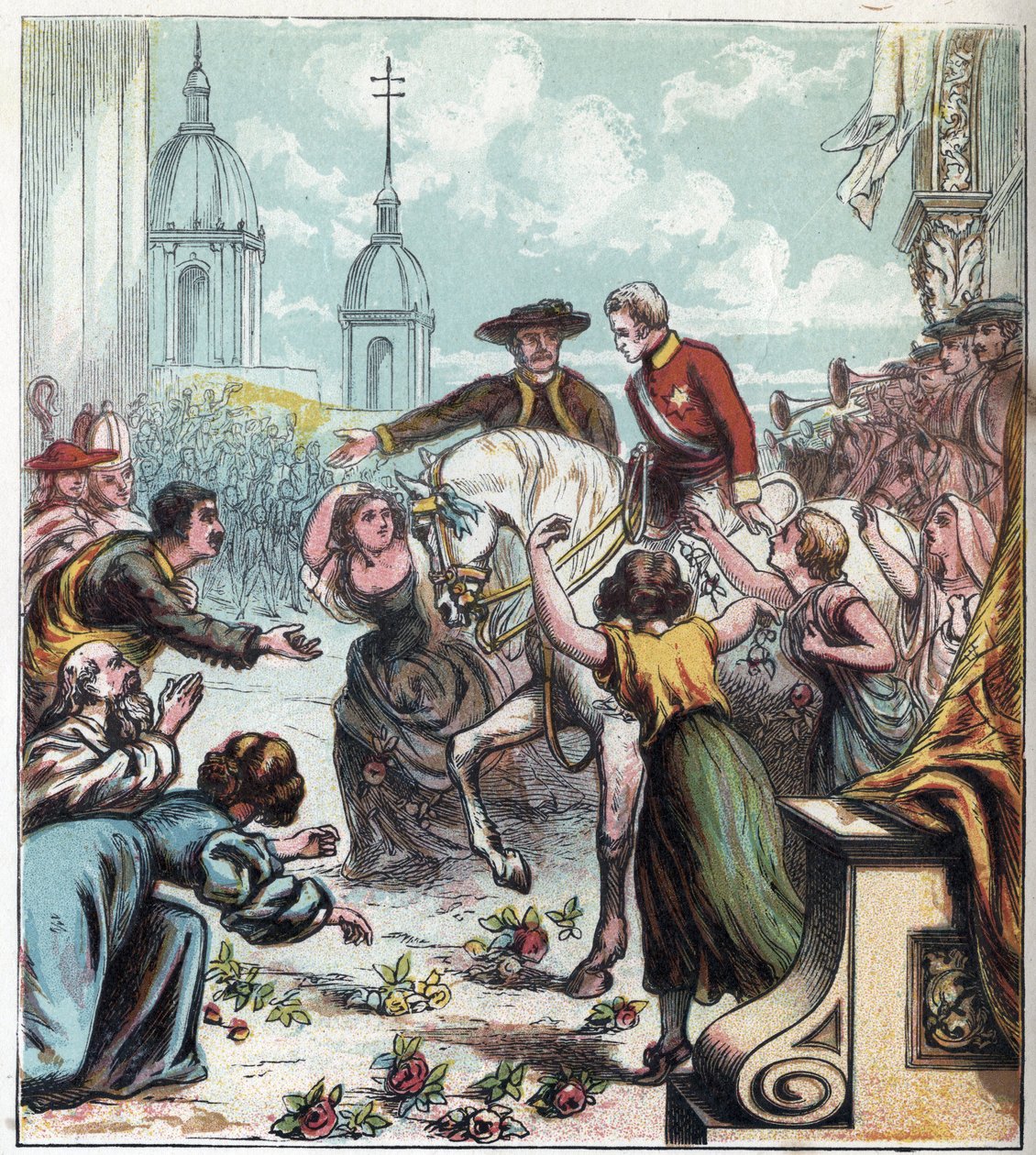 الحرب النابليونية: حرر دوق ولينغتون (1769-1852) مدريد من قبضة فرنسا عام 1812. ويلينجتون في مدريد بواسطة مدرسة اللغة الإنجليزية