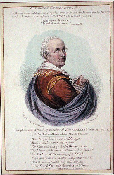 شخصيات سيئة السمعة ، رقم 1 ، نشرتها هانا همفري عام 1797 (نقش ملون يدويًا) بواسطة مدرسة اللغة الإنجليزية
