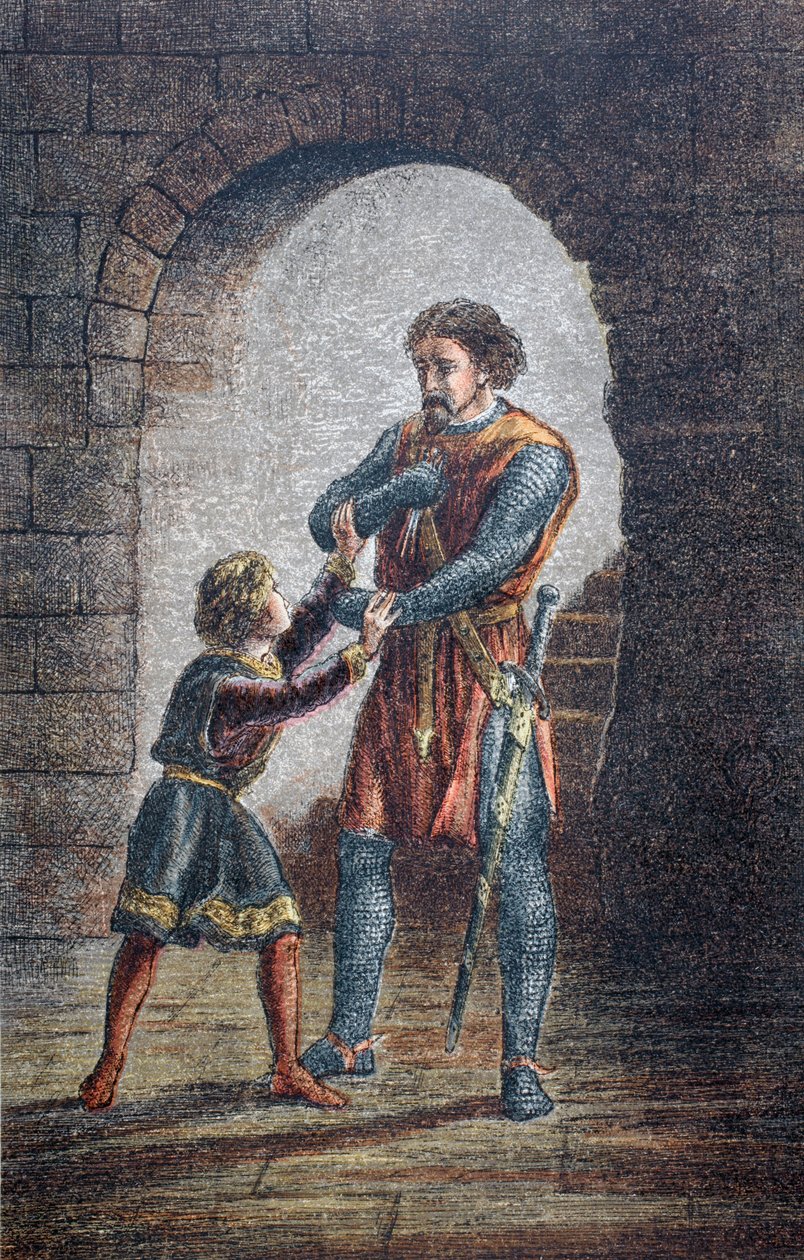 "أو Hubert ، إذا أردت ، قطع لساني ، لذلك قد أراقب عيني" ، 1890 بواسطة مدرسة اللغة الإنجليزية