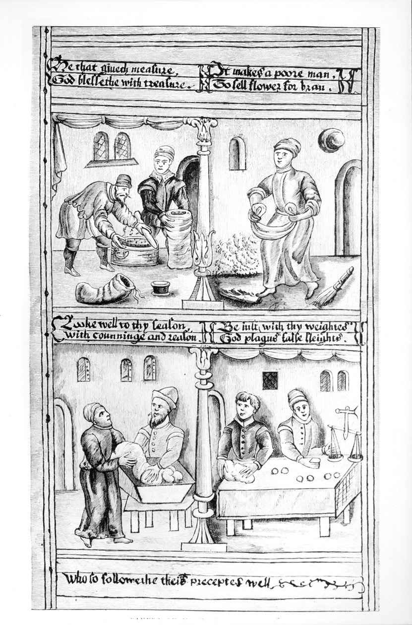 قانون بيكرز يورك ، 1595-1596 بواسطة مدرسة اللغة الإنجليزية