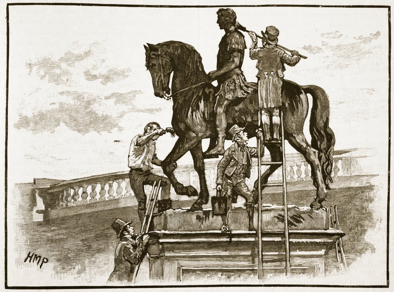 رسم الملك ويليام بلاك ، دبلن ، 1822 ، رسم توضيحي من كاسيلس مصور تاريخ إنجلترا (صورة بني داكن) بواسطة مدرسة اللغة الإنجليزية