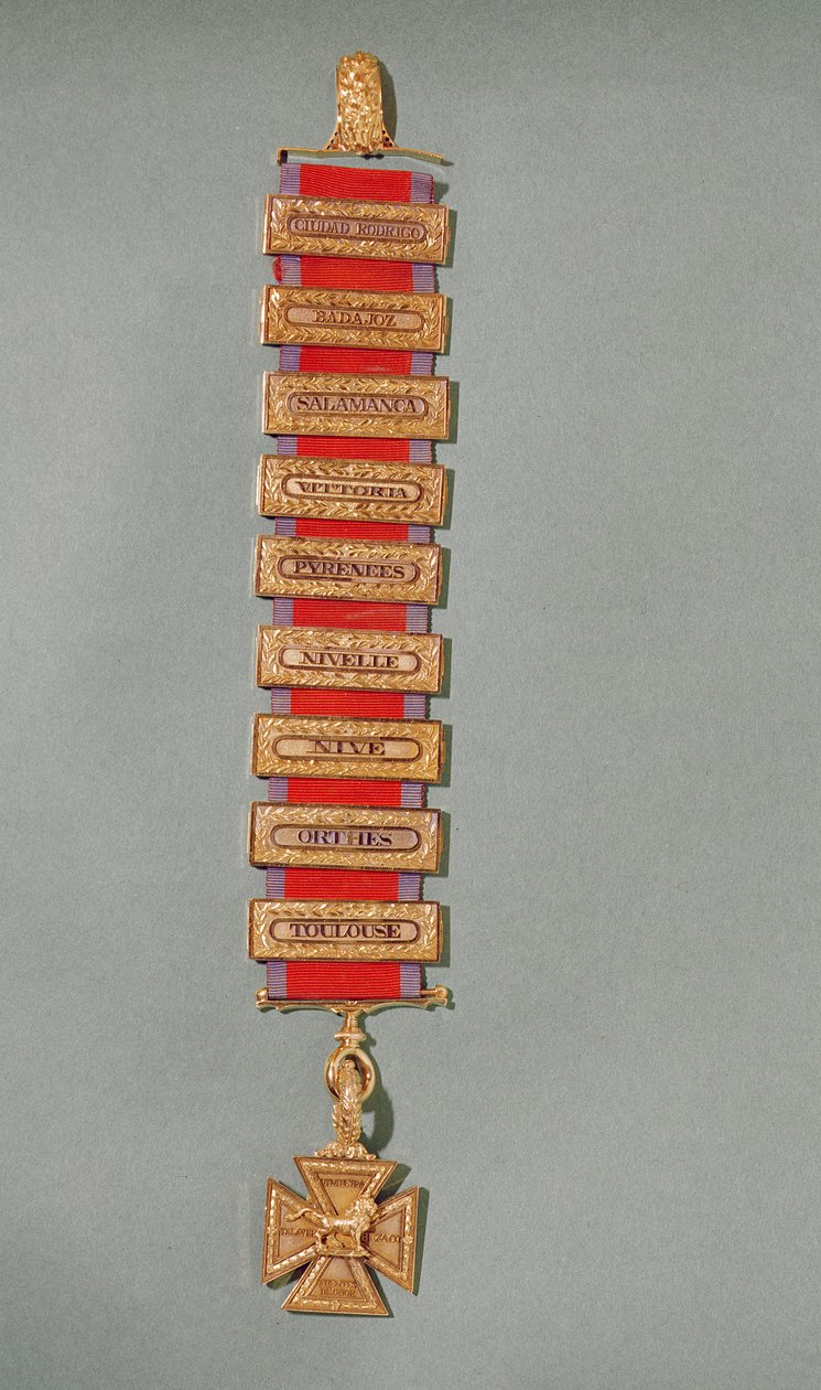 شبه صليب شبه الجزيرة الذهبية ، c.1813 (ذهبي) بواسطة مدرسة اللغة الإنجليزية