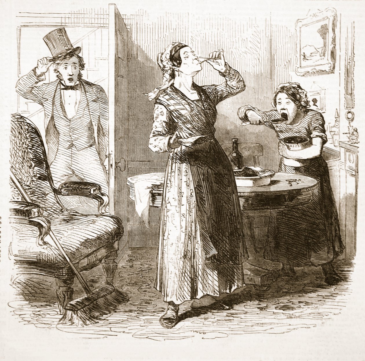 اسكتشات رائعة من لندن: The Lodging House ، من The Illustrated London News ، 1849 بواسطة مدرسة اللغة الإنجليزية