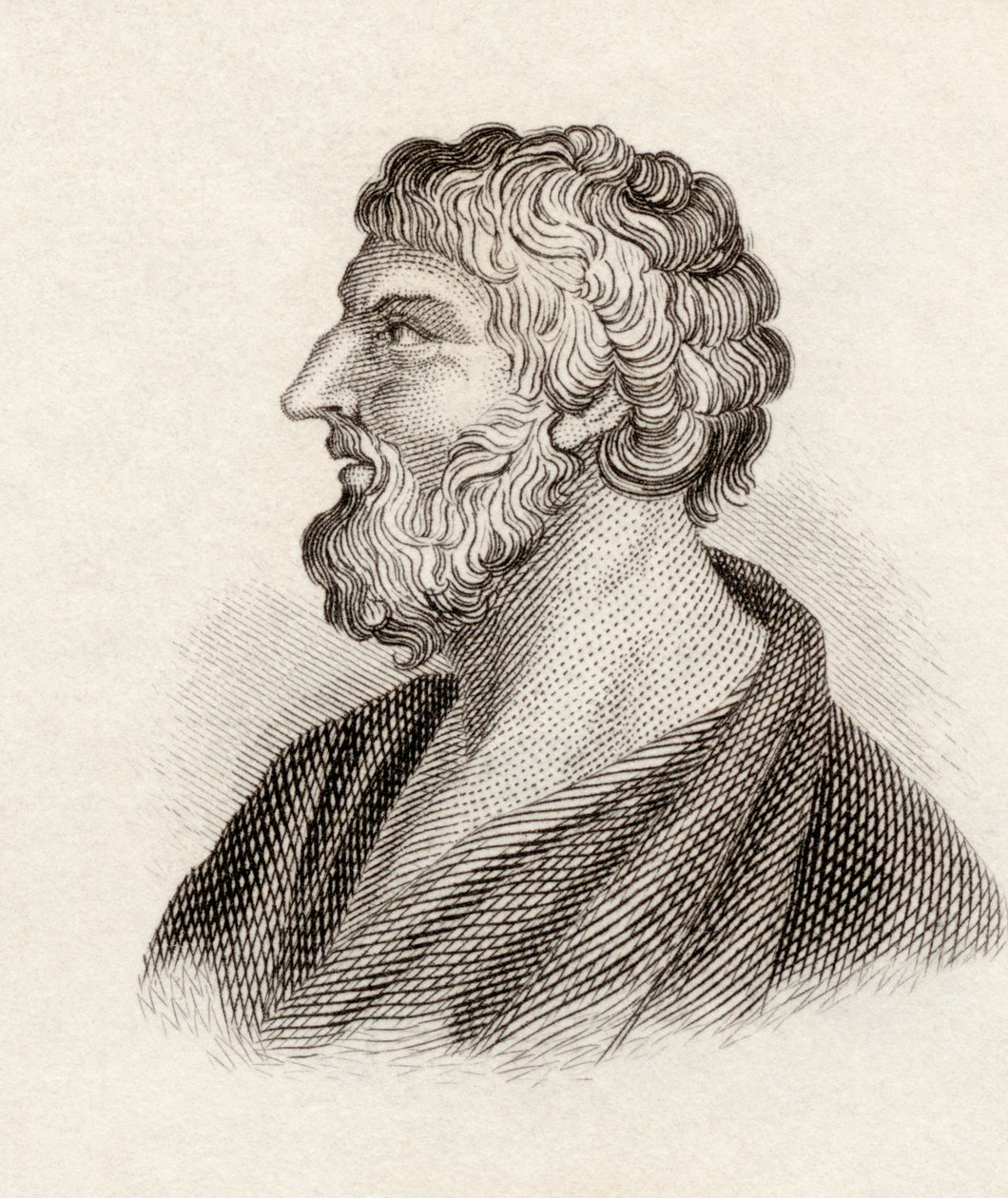 Pittacus of Mytilene ، من `` Crabbes Historical Dictionary &39;&39; ، نشر في عام 1825 بواسطة مدرسة اللغة الإنجليزية