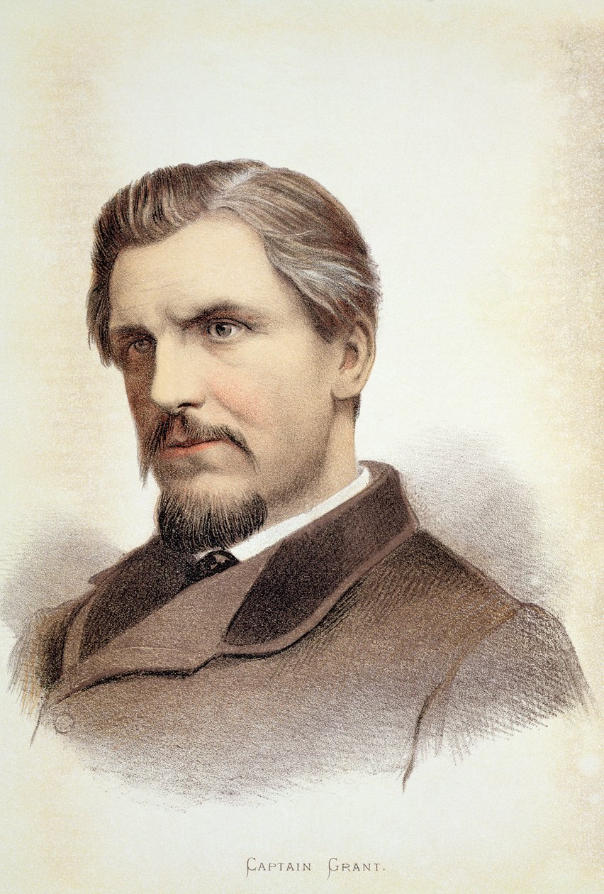 صورة الكابتن جيمس أوغسطس جرانت (1827-1887) بواسطة مدرسة اللغة الإنجليزية
